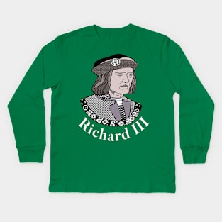 King Richard III of England Kids Long Sleeve T-Shirt